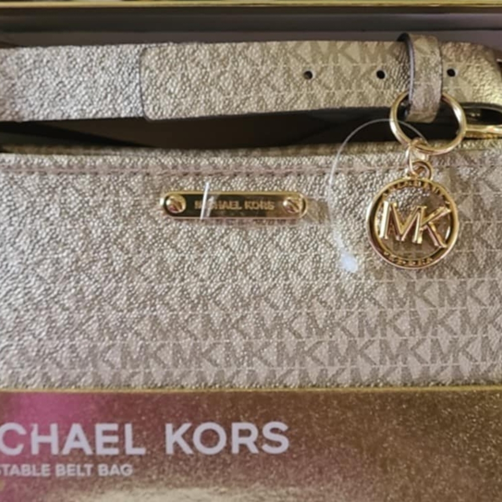 Michael Kors Gold Belt Bag, L/XL